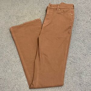 Pacsun High Rise Slim Flare Brown Jeans